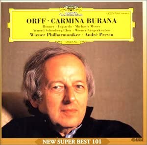 CD PREVIN (ANDRÉ), BONNIE (BARBARA), L - Orff: Carmina Burana UCCG7091 Japan ObiClassical Used