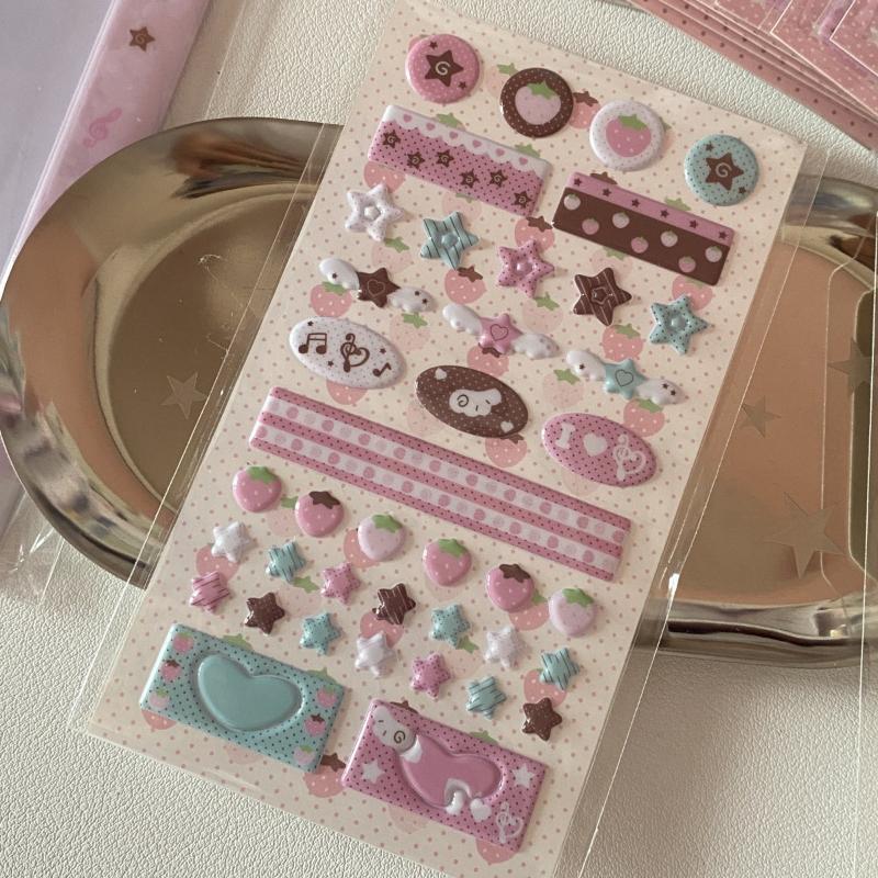 

1 шт. Милая наклейка Y2K с пузырьковыми крыльями для камеры телефона, багажа, журнала, кавайная декоративная наклейка, подарок