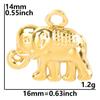 6pcs Ocean Series Sea Wave Fish Tail Shell Pendant Animal Octopus Elephant Stainless Steel Charms For Jewelry Making Accessories