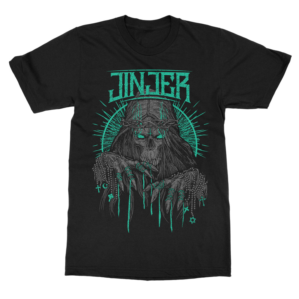 Nueva Camiseta de Algodón con Gráfico de la Banda JINJER Unisex Verano Manga Corta Marca de Moda Camiseta Lujo Casual Vintage Retro Top