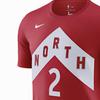Nike City Edition Dri-Fit Short Sleeve T-Shirt Toronto Raptors Leonard No. 2 Men Tops Red AO0949-659