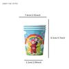 Tinky Winky Geburtstagsparty Dekoration Antennababy Einweggeschirr Tischdecke Teller Tasse Geschenktüte Kinder Mitgebsel Partyartikel