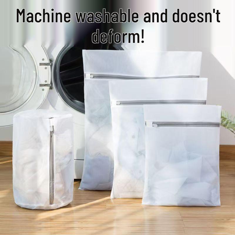 Portable Thickened Anti-Tangle Mesh Laundry Bag for Underwear
