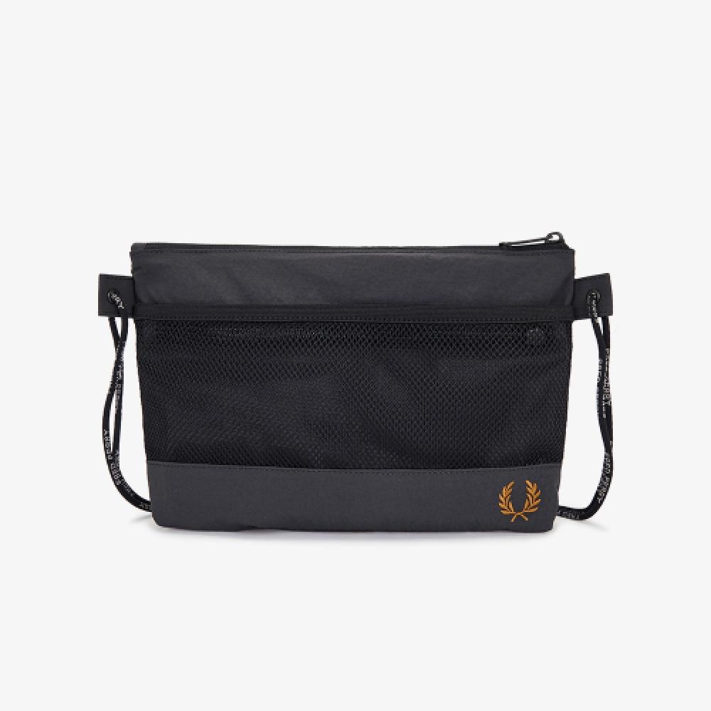 Fred Perry Crinkled Nylon Mesh Sacoche Bag  297  Cfpu2417287 297