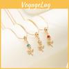 Stylish Womens Tulip Flower Pendant Necklace With Electroplated Finish For Spring
