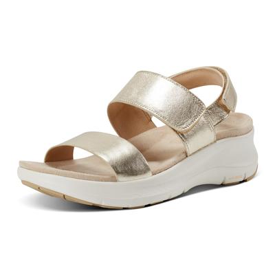 Rockport Quellar Sports Sandals for M Women, W-QWERA_GOL01, Platino, 24.0 Cm,