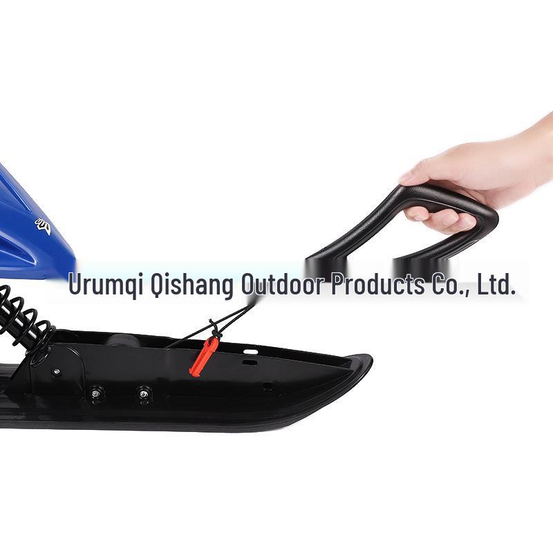 Adult-Child Dual-Use Cross-Country Sled with Brakes for Snow and Ice