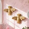 Golden Bee Decoration Creative Insect Hanging Decoration Home Bedroom Dining Room Wall High-End Artistic Wall Hanging Gift