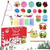 Cat Calendar Advent 2025 Christmas Toys Kitten Countdown Calendar For Kitten 24 Days House Training Couch Floor Furniture