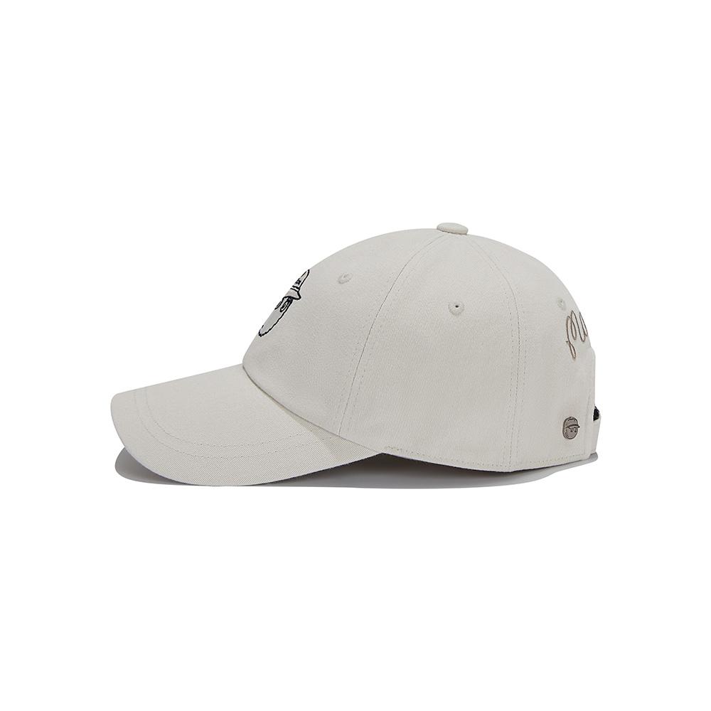 MALBON GOLF New Malbon Basic Bucket Ball Cap Light Gray