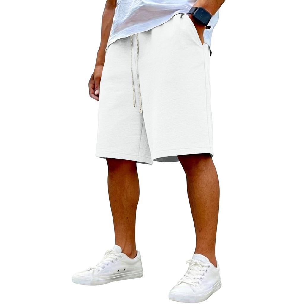 Men's Summer Drawstring Casual Shorts Men's Fashion Sports Shorts