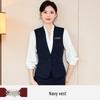 Women's Professional Waitress Vest Set - Hotel & Dental Reception Uniform