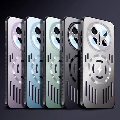 Metal Heat Dissipation Magnetic Case For Honor X9C Smart Magic 7 Lite 7Pro Magsafe Shockproof Aluminium Alloy Hard Cover Bumper Shell
