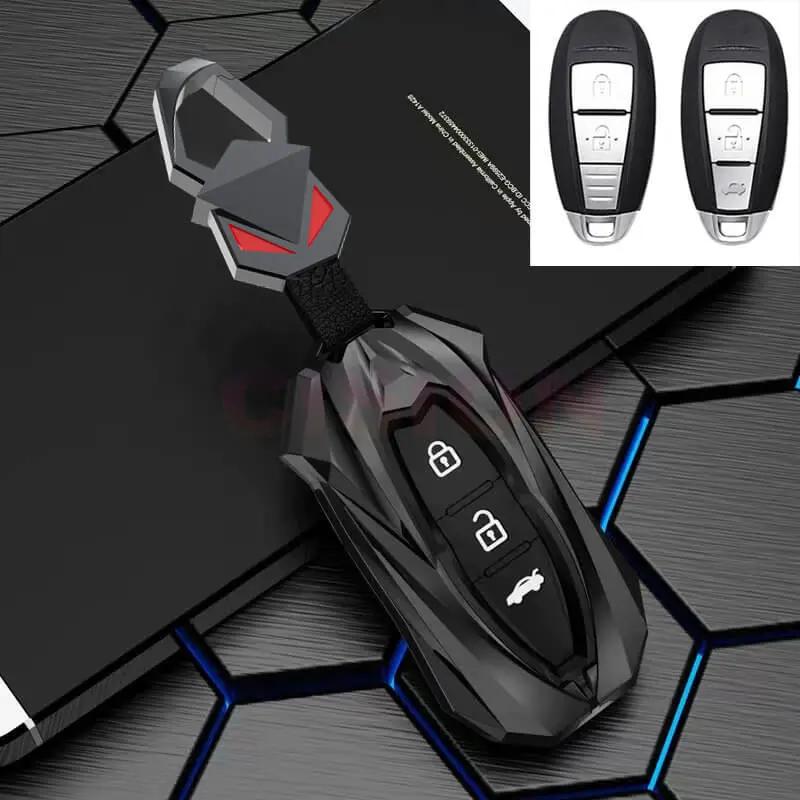 Smart Car Key Fob Shell Case Cover Holder Chain Protector For Suzuki Ertiga XL7 Swift SX4 S-Cross Grand Vitara Ciaz Ignis Baleno