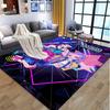KPop Demon Hunters Pattern Rug, Indoor/Outdoor Mat, for Picnic, Gameroom, Bedroom, Office, Living Room, Home Decor Carpet, Birthday Gift