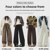 Maillard Women's Wide-Leg Velvet Corduroy Pants for Autumn/Winter 2025 - New Loose Slim Fit by Yamamoto
