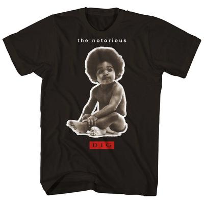 The Notorious BIG Koszulka Dziecięca Męska Hip Hop Klasyczna Rapowa Koszulka Biggie Nowa Czarna