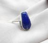 Lapis Lazuli Ring: 925 Sterling Silver, Handmade Gemstone Statement Ring