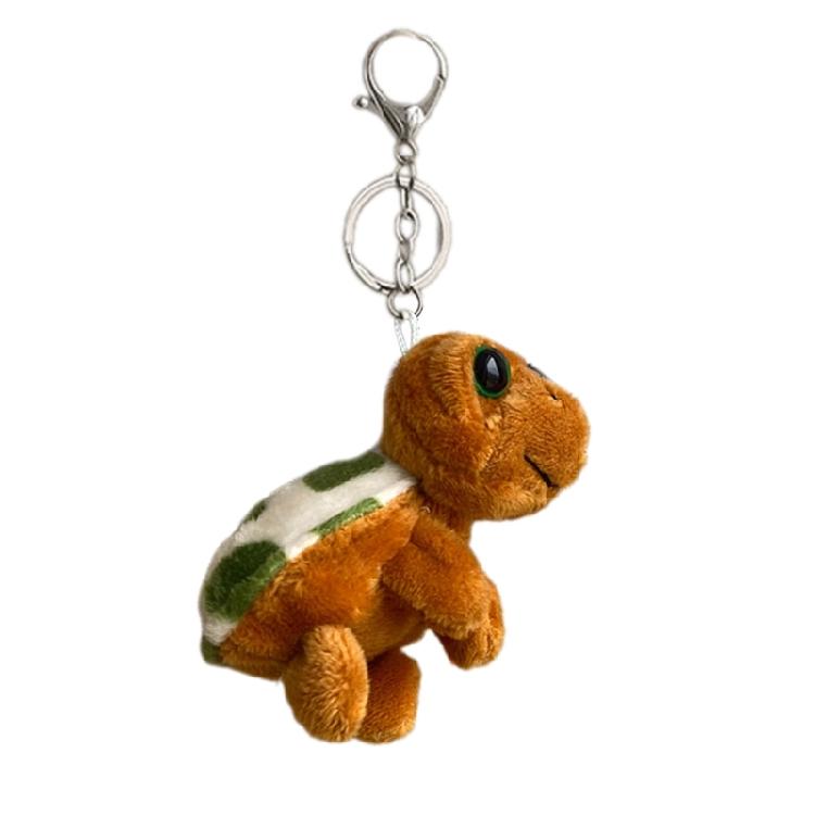 Cartoon Plüsch Schildkröte Schlüsselanhänger Niedlicher Anhänger Schlüsselring Hängendes Ornament Schlüsselhalter