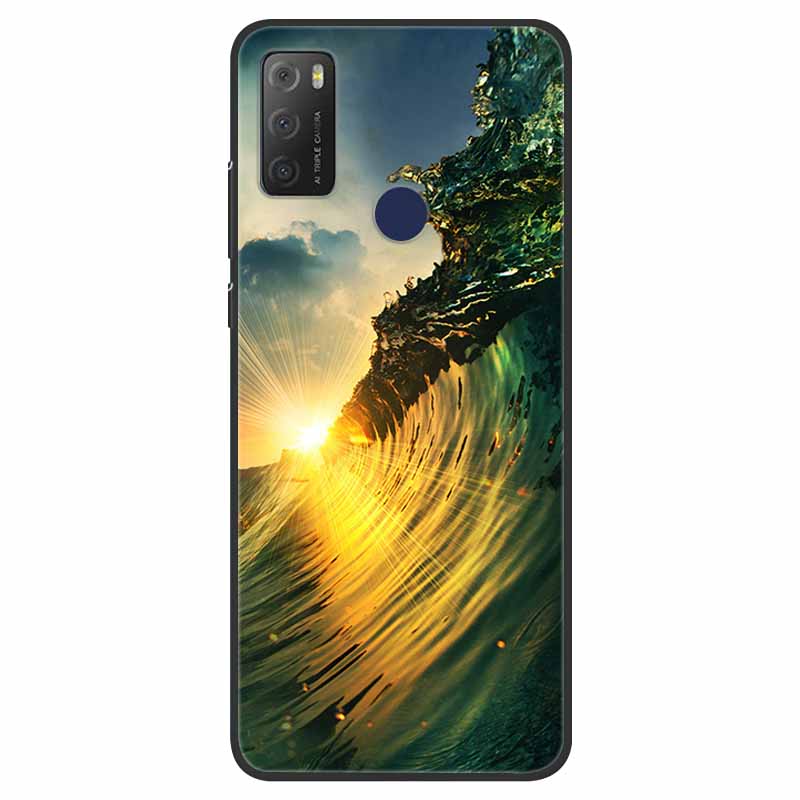 For TCL 20Y Case Shockproof Silicone Soft Phone Back Cover For TCL 20E 6125F Case TPU Bumper Coque For TCL20Y TCL20E 20 Y Funda