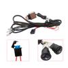 Universal Built-in 12V Car Seat Heater Kit Fit 2 Seats with 4 Heating Pads MAX 108W and 3 Levels Dual Control Switches System