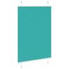 VidaXL Store plissé vert pétrole 100x150 cm largeur du tissu 99,4cm, store plissé de fenêtre, store accordéon, store plissé 4015398