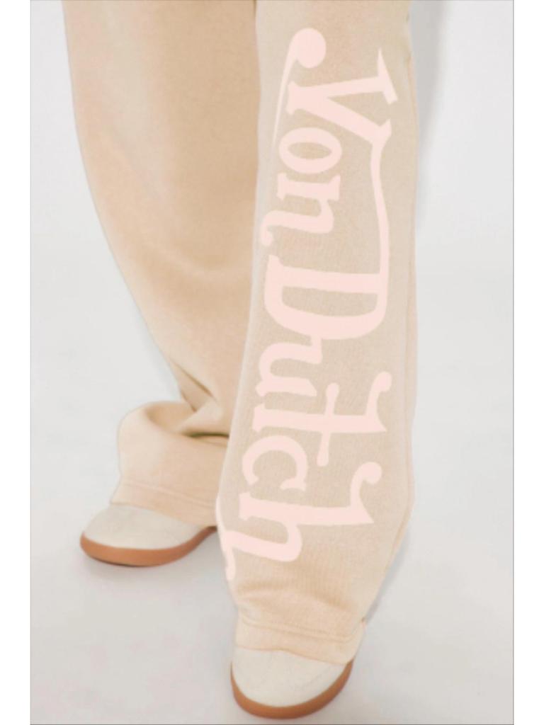 Dámská sada s potiskem Von Dutch: Volné, ležérní a módní Streetwear pro pohodlné každodenní nošení.