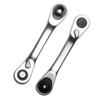 1/4 Inch Quick Release Ratchet Wrench Double Ended Hex Socket Tool