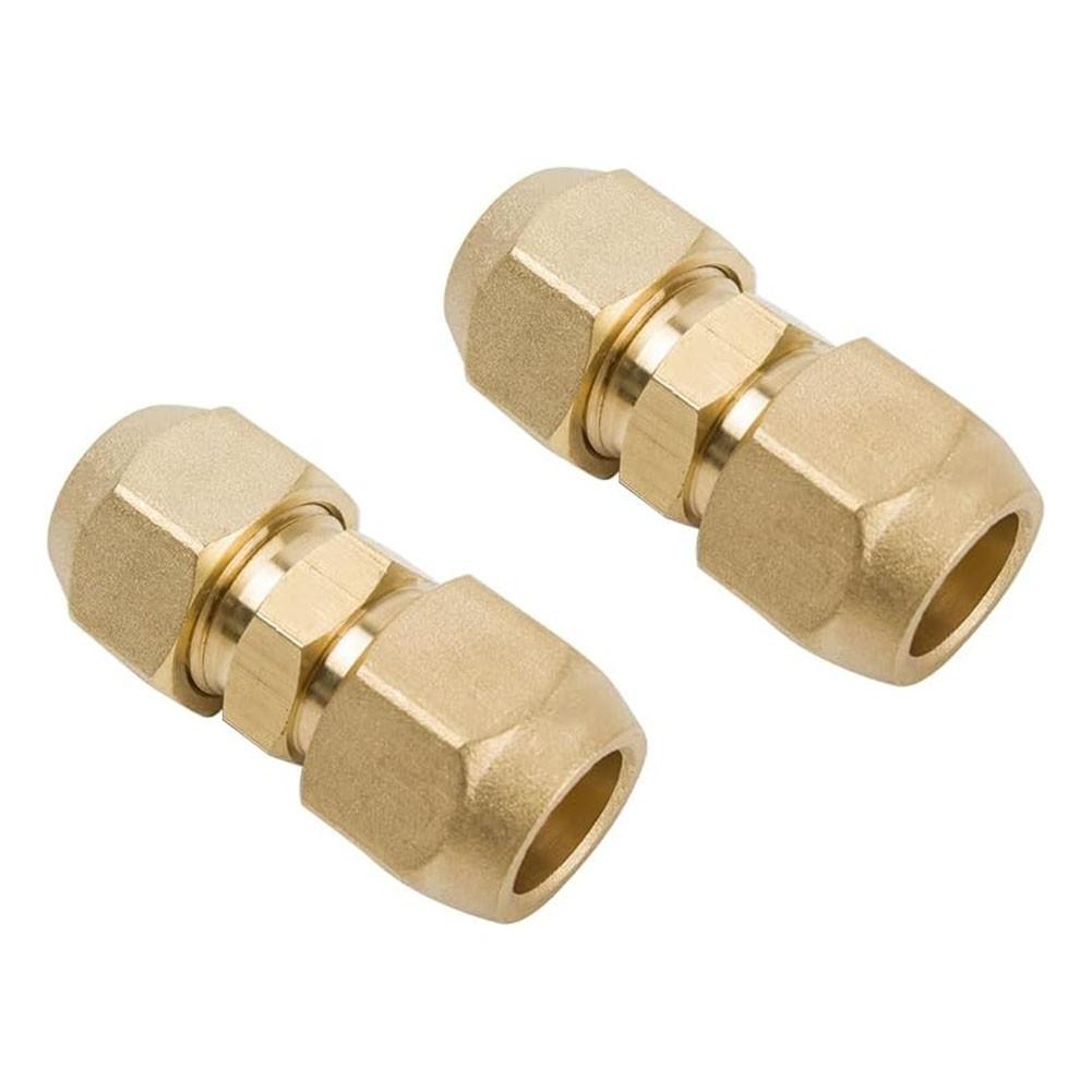 Nipples Set of 2 In Brass Material Designed for Air Conditioning Fitment