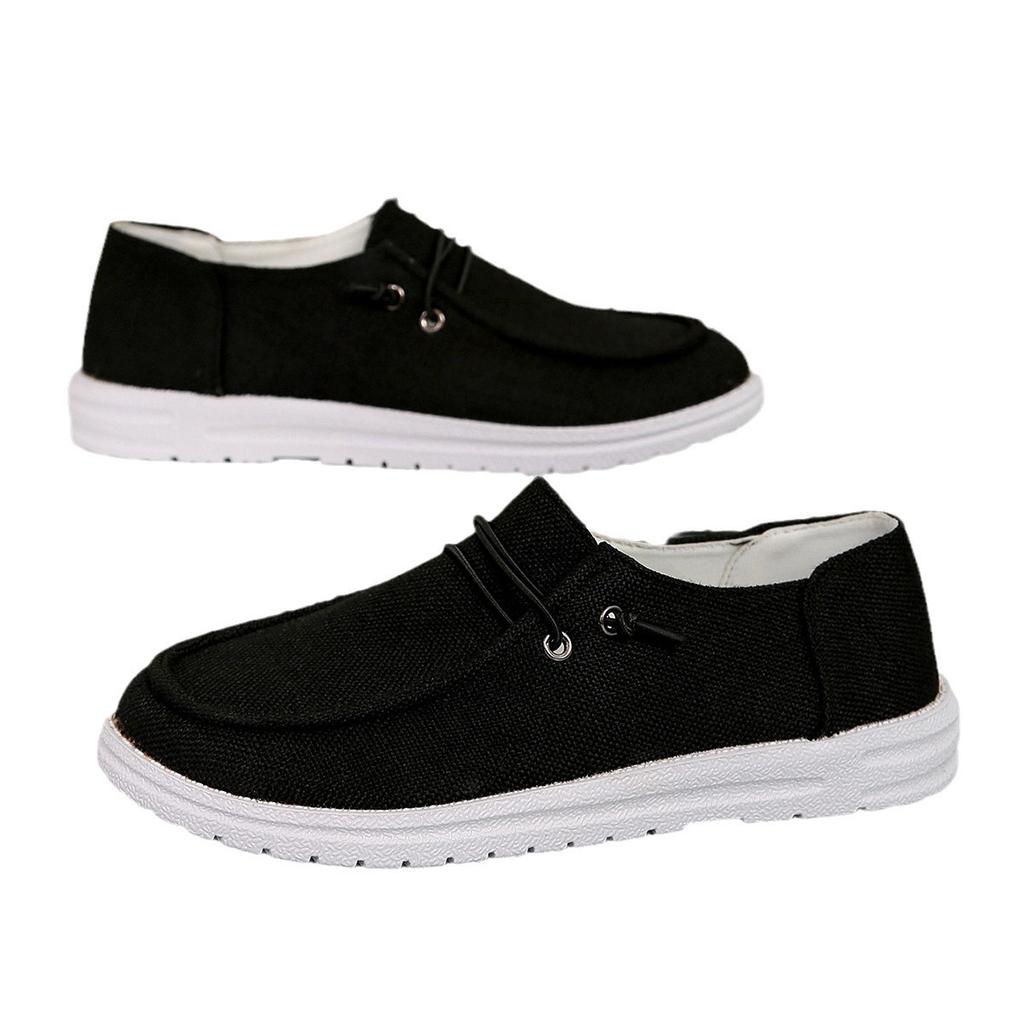 Women's Shoes Casual European and American Lace-up Flat-soled Single Shoes One-pedal Lazy Shoes