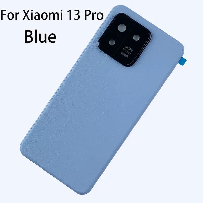 Capac baterie din sticlă Mi13 pentru Xiaomi Mi 13 Pro Capac din spate Carcasă din spate a ușii bateriei cu obiectiv pentru cadru camerei