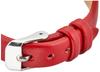 Fieldwork Analog Watch Lovely Silver Leather Strap Red (Fieldwork) GY044-4 Women's