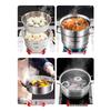 SUPOR 304 Stainless Steel Multifunctional Double-Layer Steamer