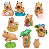 Capybara Alltags PVC Schreibtischspielzeug Sammlerstück für Kinder und Geschenke