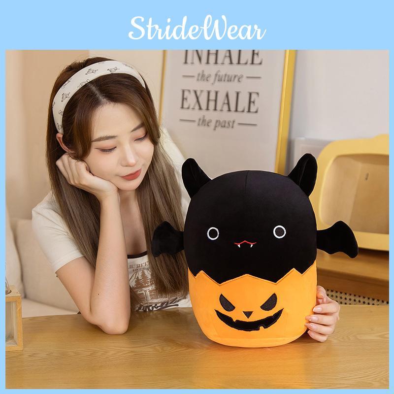 Cute Halloween Bat Pumpkin Plush Toy For Kids' Birthday And Home Decoration