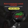 Bezprzewodowy system monitorowania ciśnienia w oponach TPMS dla motocykli - Łatwa instalacja, Wodoodporny, Akumulatorowy, z wyświetlaczem napięcia