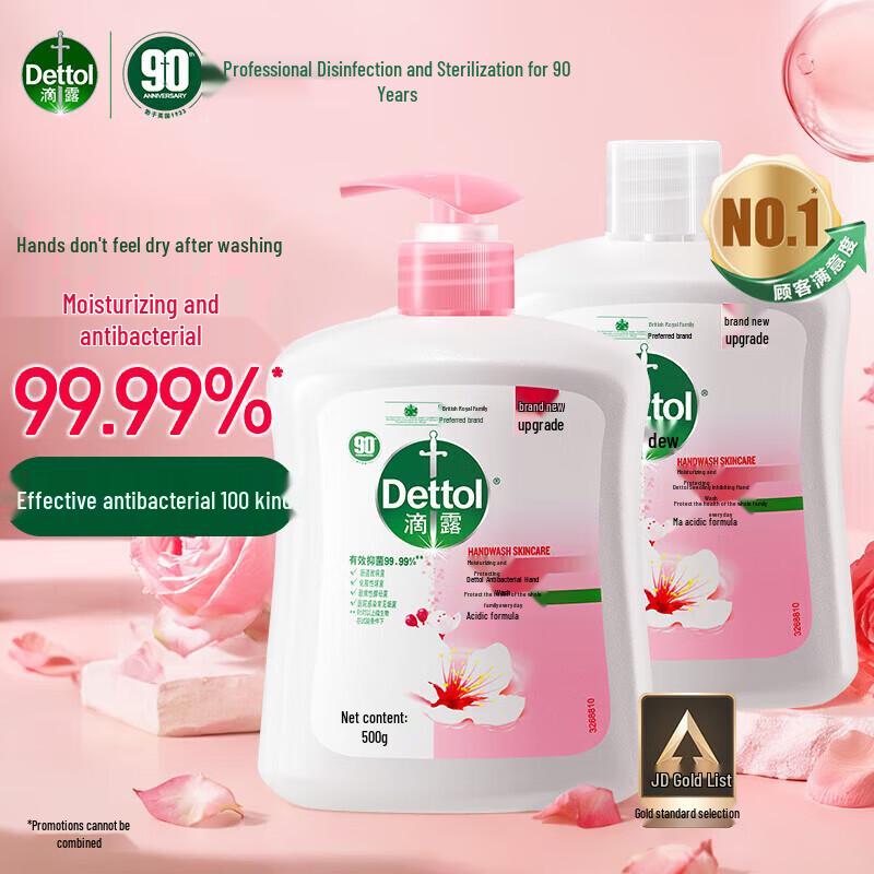 Dettol Увлажняющее и Защитное Антибактериальное Мыло для Рук Набор