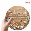 Welcome Metal Wall Art Retro Sign Funny Door Decor