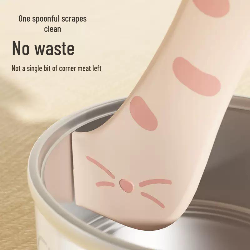 Multifunctional Silicone Cat Food Spoon and Can Opener with Sealing Box