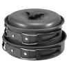 Leichtes Essgeschirr Stapelbar Outdoor Kochgeschirr Langlebiges Camping Kochgeschirr Set Wandern