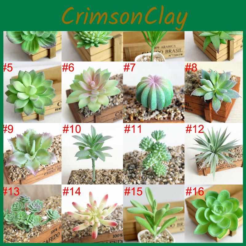 Vibrantly Colored Artificial Succulent Diy Faux Plant For Lifelike Garden Decor