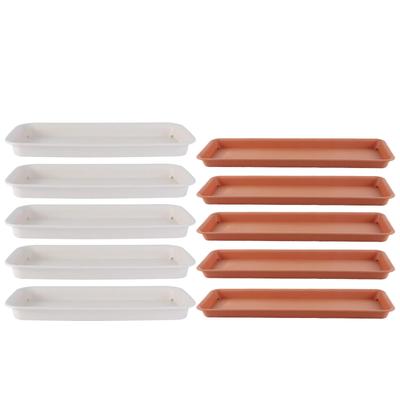 5 Pieces Plant Saucers Plant Trays Plant Water Drip Trays Flower Pot Drainage Tray for Garden Yard Balcony Windowsill Courtyard