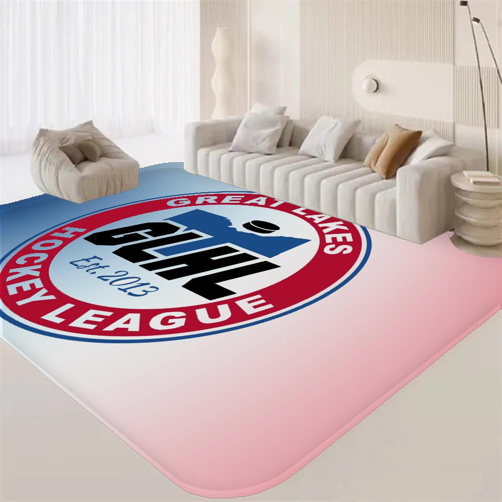 

Sports Ice Hockey Floor Mat Cheaper Anti-slip Modern Living Room Balcony Printed Bedside Mats 40x60cm