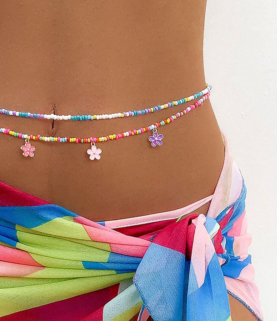 Decoration Women Body Chain Bohemian Waist Chain Women Belly Chain Bikini Waist Link Waist Jewelry