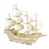 Ming Dynasty Merchant Ship Model 3D Puzzle - Hand-Assembled Building Blocks for Kids