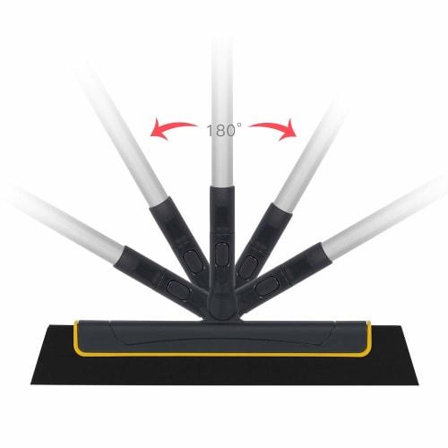 Cleanhome Squeegee, Water Drainer, Broom, Glass Wiper, Floor Squeegee, Floor Wiper, Cleans Windows, Walls, Mirrors, Ground, and Ceilings, Foam Rubber,