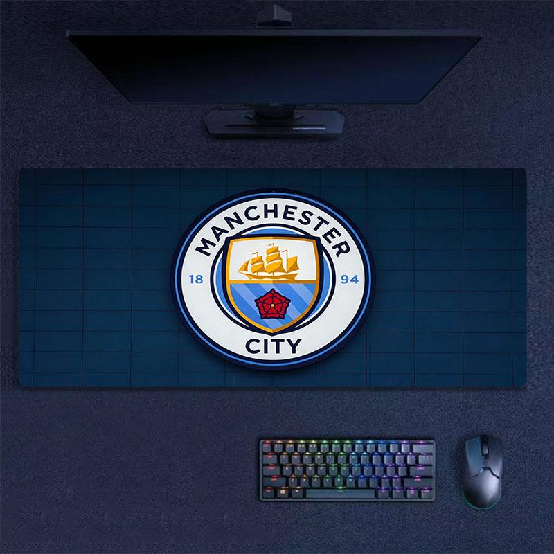 City Large Gaming Table Cushion Non-slip Laptop Tablet Big Mousepad XXL Mat Mini PC Playmat With Lock edge
