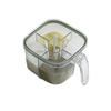 Transparent Seasoning Box Multi Grid Storage Jar New Seasoning Jar  Glutamate Pepper Storage