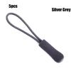5Pcs Zipper Pull Puller End Fit Rope Tag Fixer Zip Cord Tab Replacement Clip Broken Buckle for Travel Bag Suitcase Tent