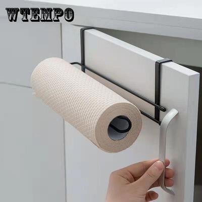 Kitchen Paper Rack Towel Rack Cabinet Roll Paper Rack Wall-mounted Storage Rack Wipe Storage Hanging Organizer Hanger Tissue Hook Holder